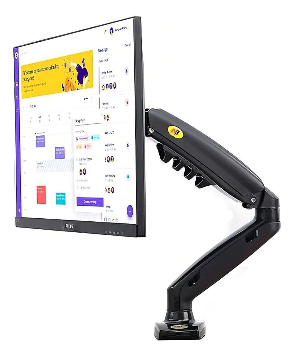 Suporte North Bayou Nb F80 de Mesa Para Tv Monitor de 17" Até 30" Preto 🛒