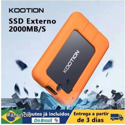 SSD Externo Portátil KOOTION X1Max 2TB 🛒