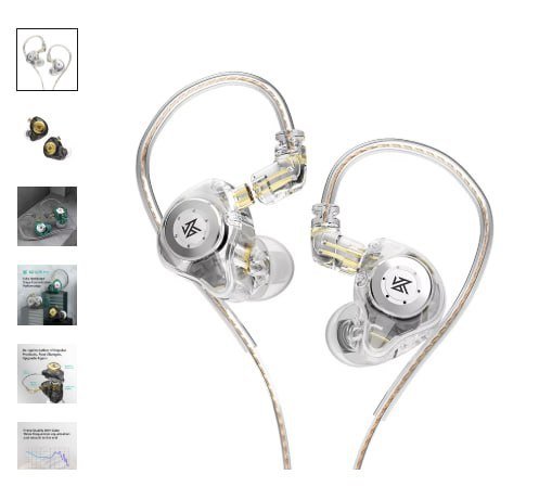 Fones de Ouvido KZ EDX PRO 10mm Dual Magnetic Circuit Dynamic 🛒