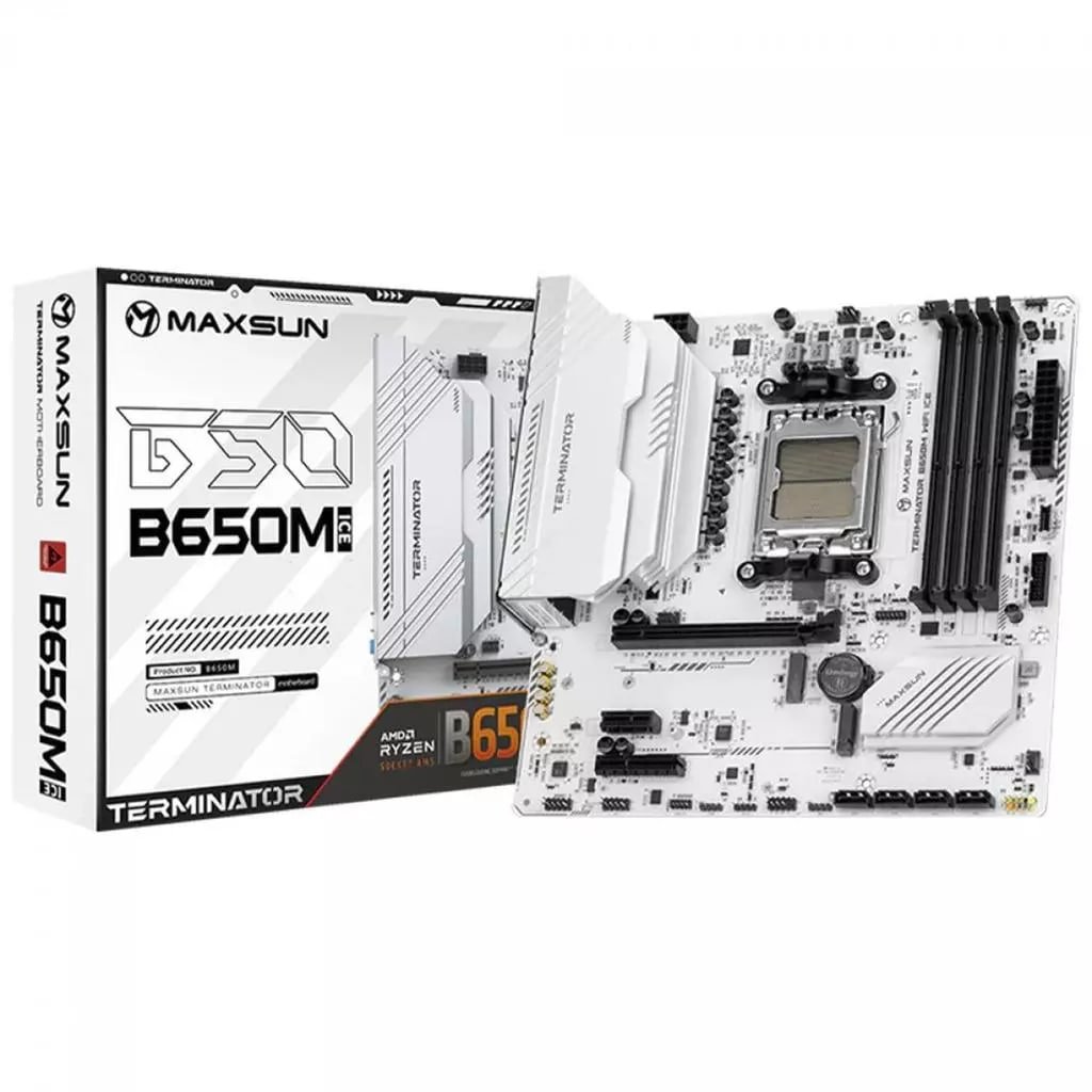 Placa Mãe Maxsun Terminator B650M WiFi ICE 🛒
