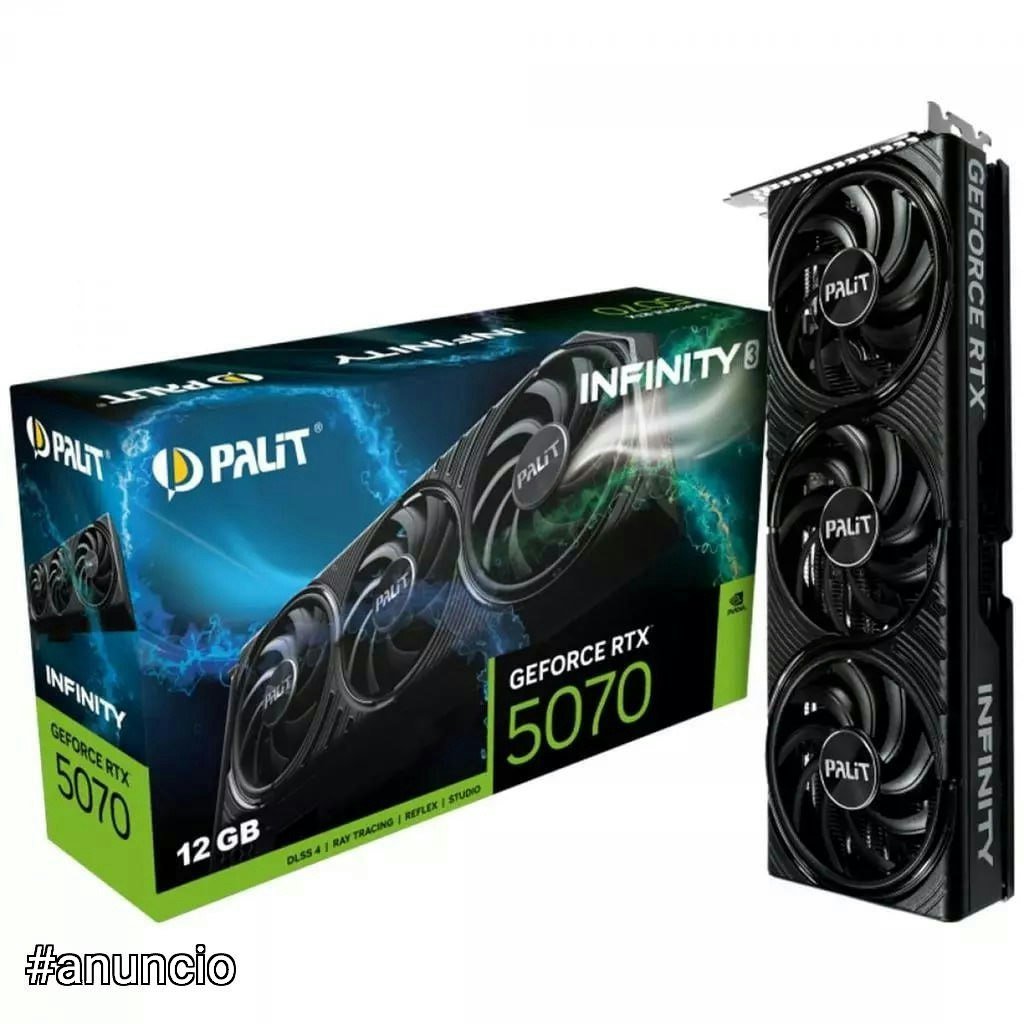 Placa de Vídeo Palit NVIDIA GeForce RTX 5070 Infinity 3 🛒