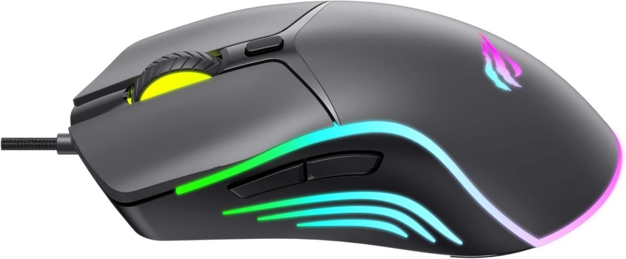 Havit Mouse Gamer MS1029 USB Iluminação RGB, 6 botões 🛒