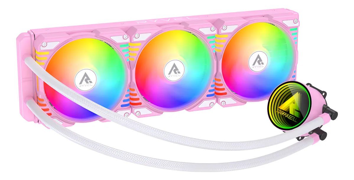 Water Cooler Ryvel Lumin Wave 360 Rosa ARGB 360mm 🛒