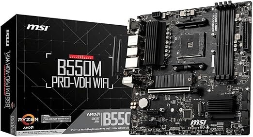 Placa-Mãe MSI B550M PRO-VDH WIFI AM4 mATX 🛒