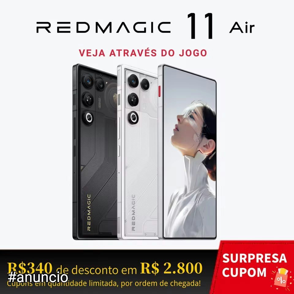 Redmagic 11 Air - Lançamento meia noite 🛒