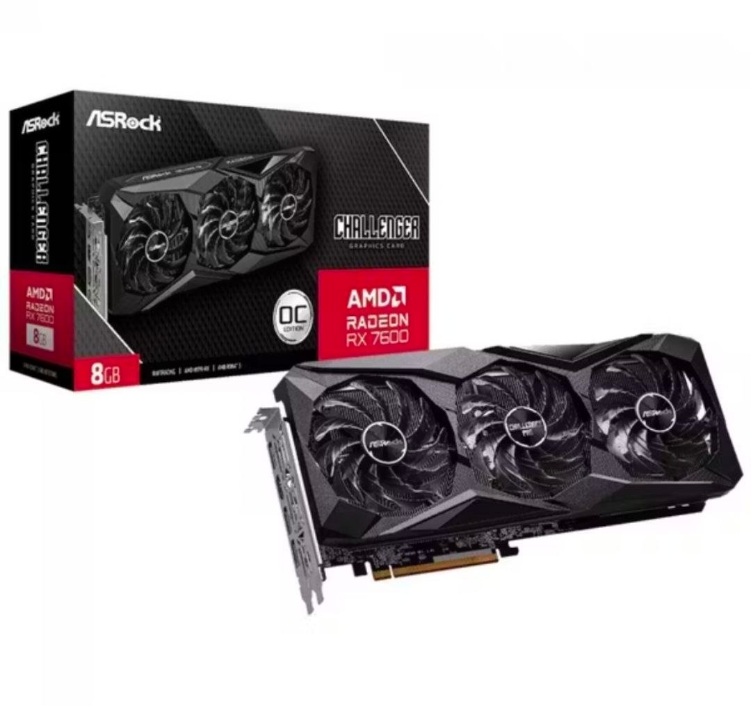 Placa de Vídeo AsRock AMD Radeon RX 7600 Challenger Pro OC 8GB GDDR6 🛒