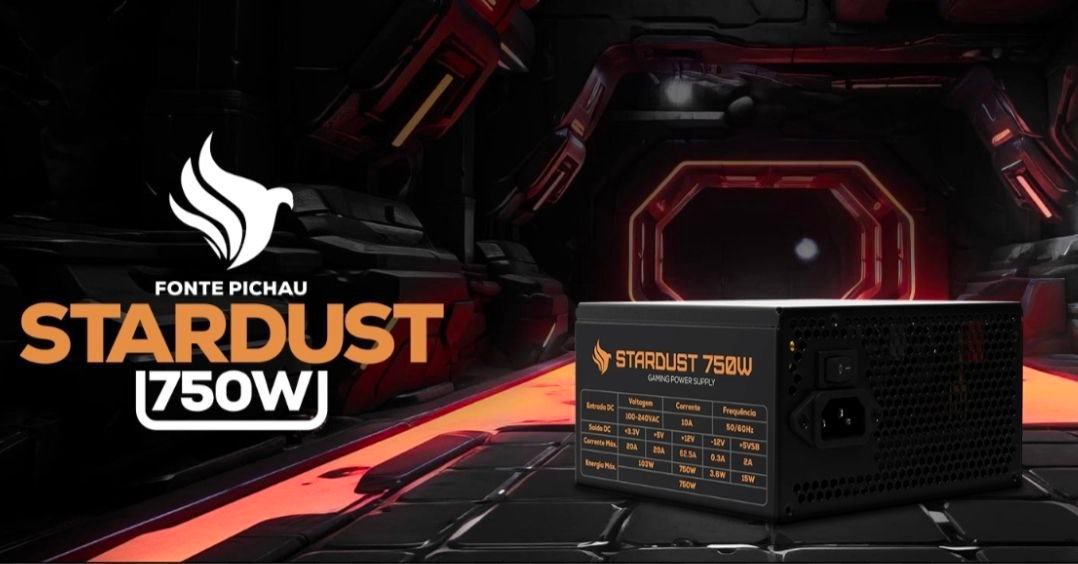 Fonte Pichau Stardust 750W 🛒