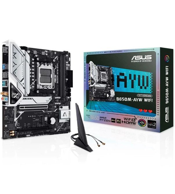 Placa Mãe ASRock B650M-AYW WIFI mATX, AM5, DDR5, PCIe 5.0 🛒