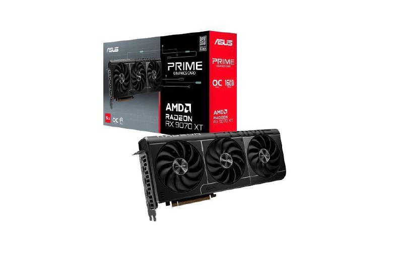 Placa De Video Asus Prime RX 9070 XT 16GB GDDR6 🛒