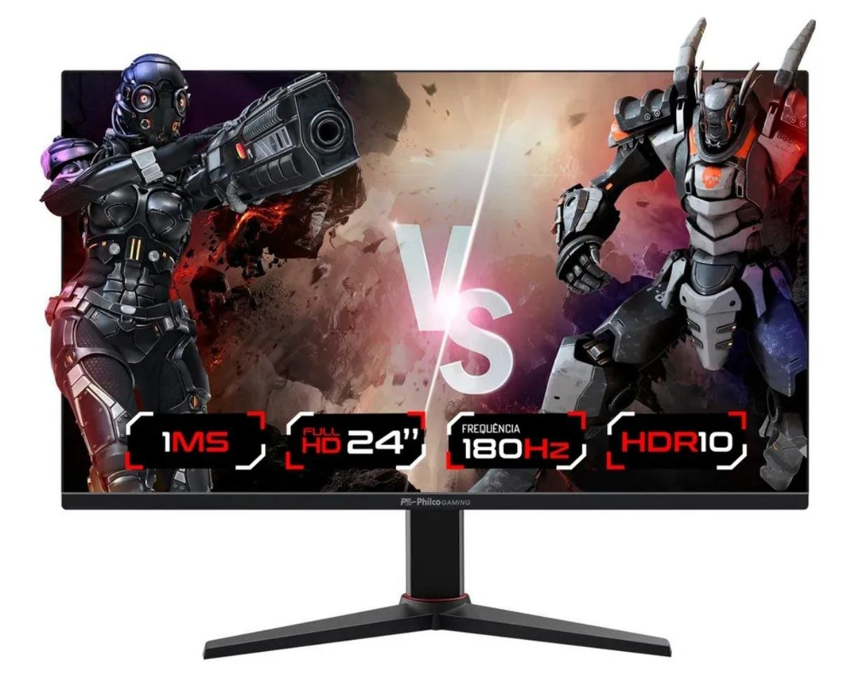 Monitor Gamer Philco 24” 180Hz Full HD 1MS 🛒