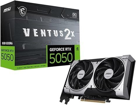 GPU NV RTX 5050 8GB GDDR6 128BITS VENTUS 2X 🛒