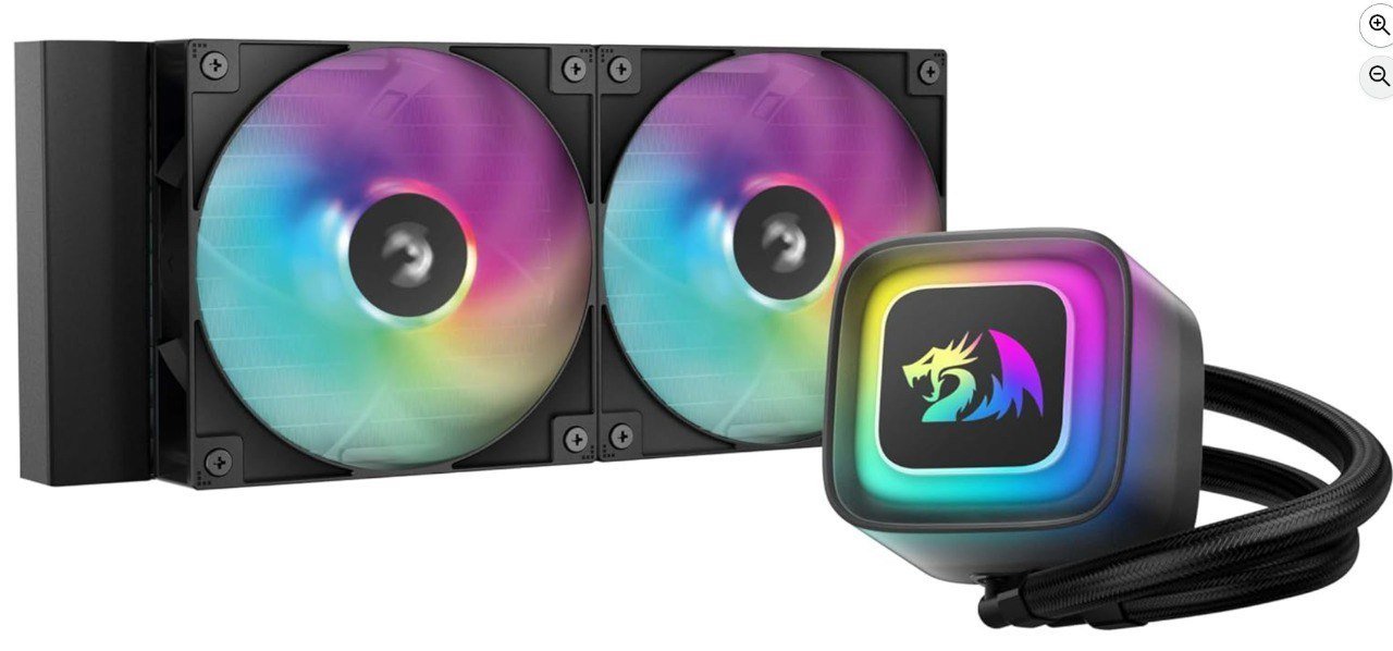 Water Cooler GamerStorm X Redragon LE240 RD Preto RGB 🛒