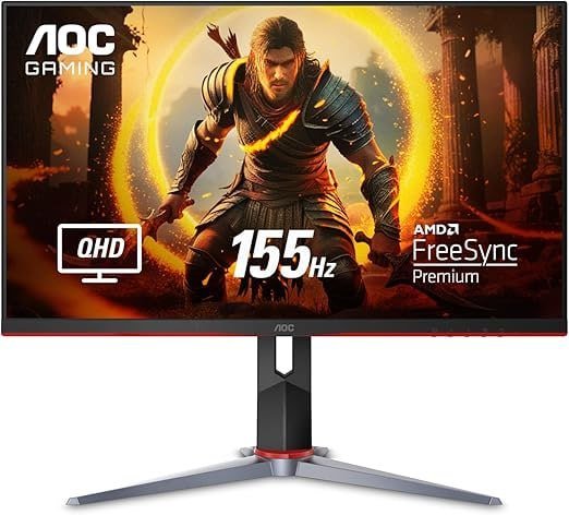 Monitor Gamer AOC HERO QUAD 27" 155Hz QHD 1440p 1ms AMD FreeSync Q27G2 🛒