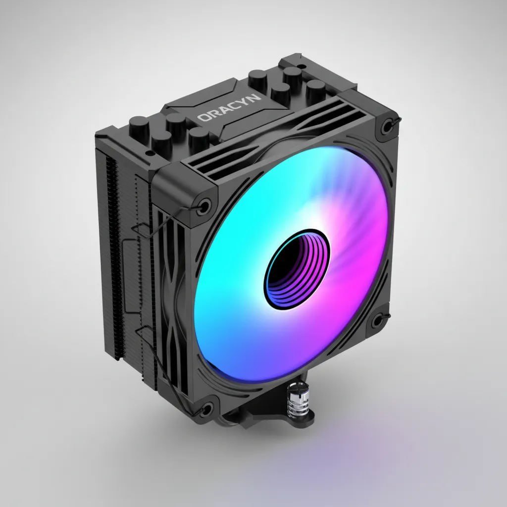 AirCooler Oracyn Preto 220w 4 Heatpipes 120mm Pro 🛒