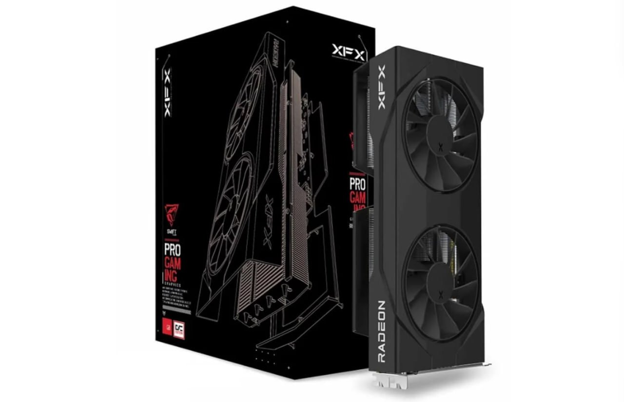 Placa de Vídeo XFX RX 9060 XT OC Gaming AMD Radeon, 16GB, GDDR6 🛒