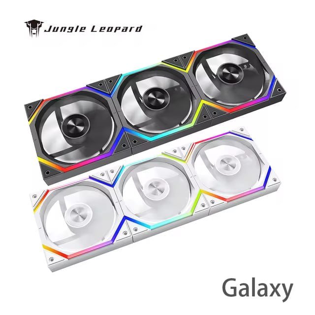 3x Fans Magnéticas Jungle Leopard Galaxy ARGB 120mm 🛒