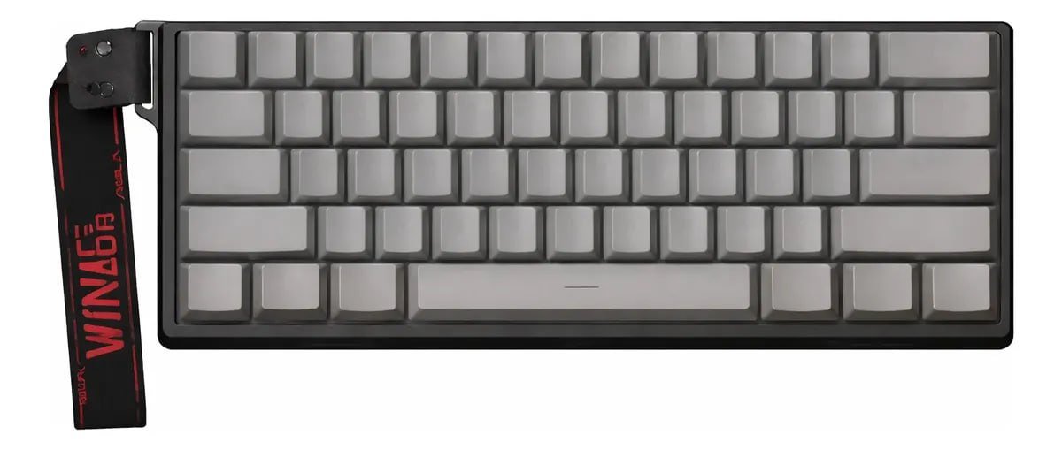 Teclado Gamer Aula Win60he Standard Preto Com Cinza Inglês 🛒
