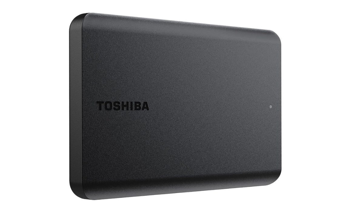 HD Externo Toshiba 1TB Canvio Basics Preto HDTB510XK3AA 🛒