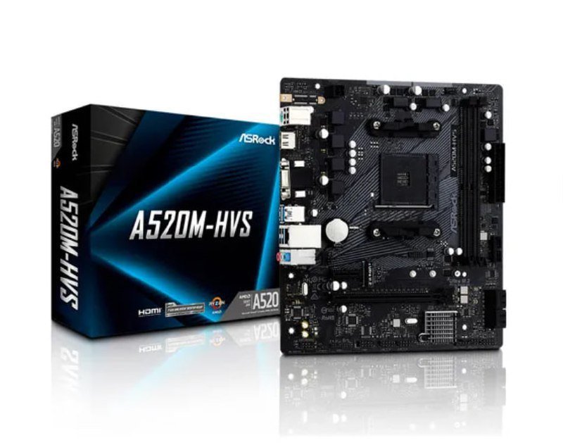 Placa Mãe A520M HVS AsRock 🛒