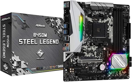 Placa Mãe ASRock B450M Steel Legend 🛒