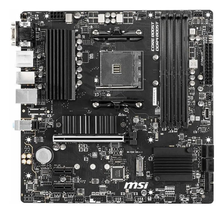 Placa Mae Msi B550m-a Pro Am4 Ryzen Ddr4 - Matx - M.2 Preto 🛒