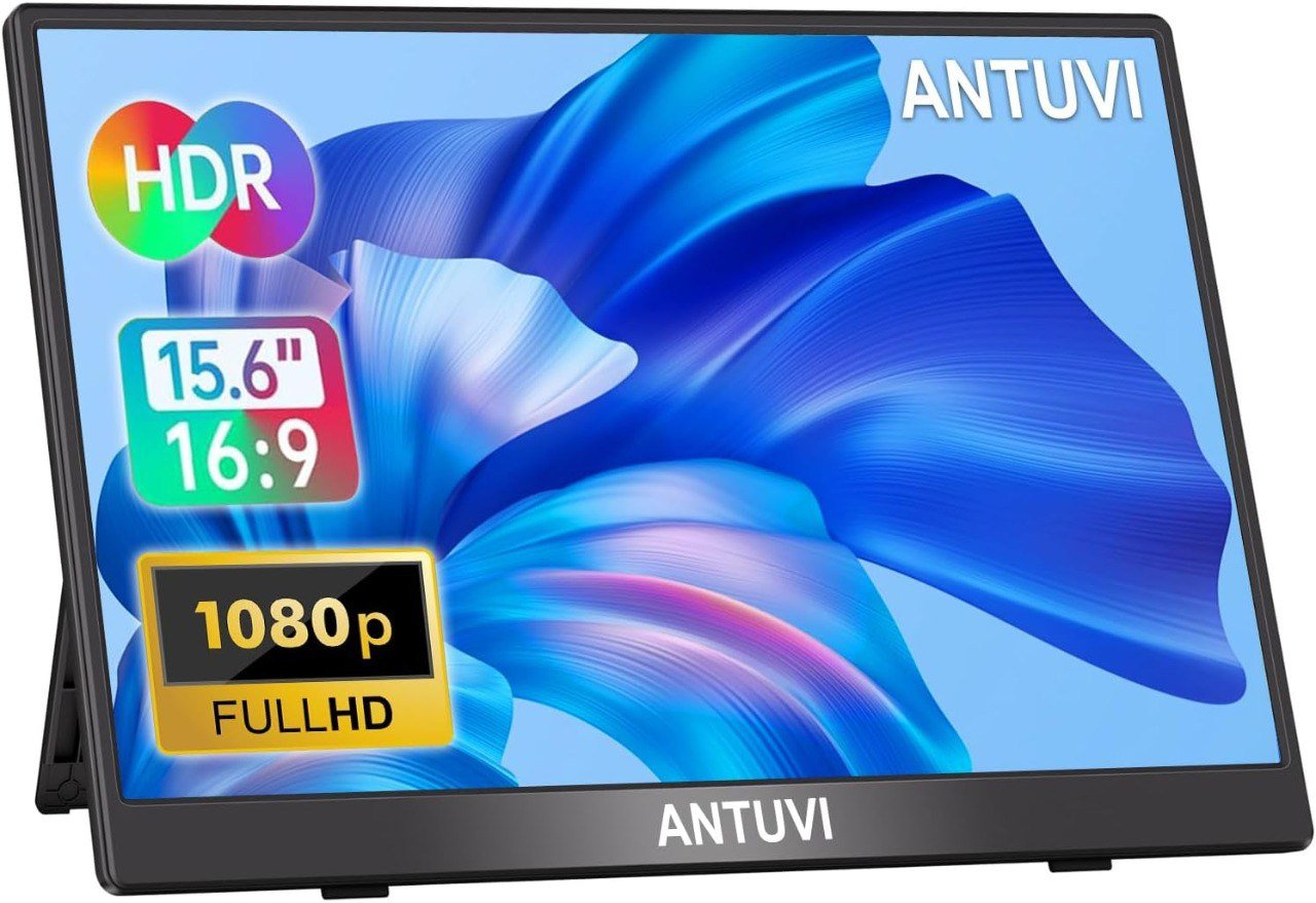 Monitor Portátil ANTUVI 15.6'' 1080P 🛒