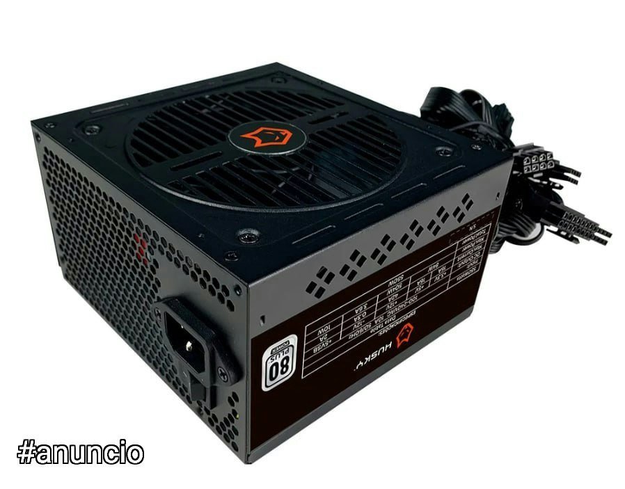 Fonte Husky Sledger 550W, 80 Plus White, PFC ativo, Bivolt 🛒