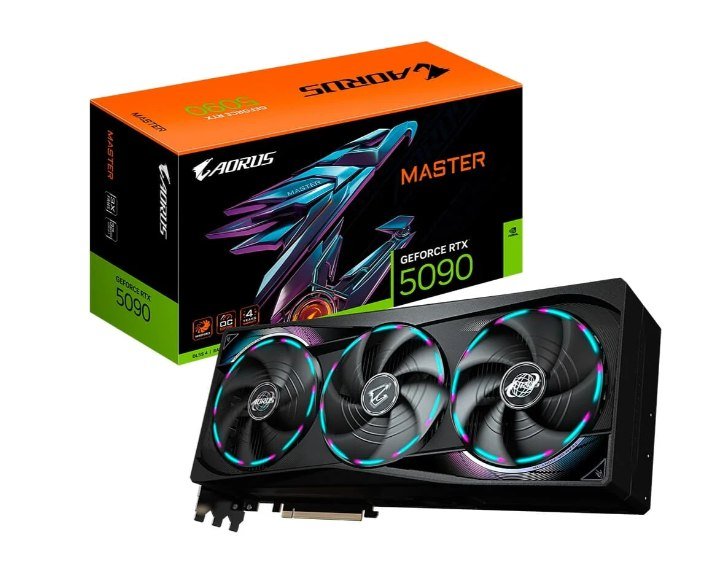 Placa de Vídeo Gigabyte RTX 5090 AORUS MASTER 32G 🛒