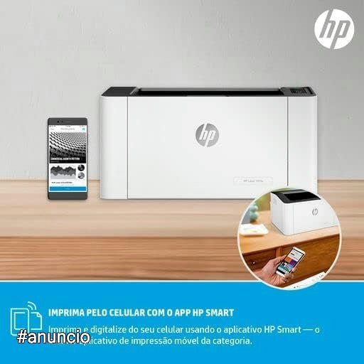 Impressora HP 107W Laser Monocromática USB e Wi-Fi 110V 🛒
