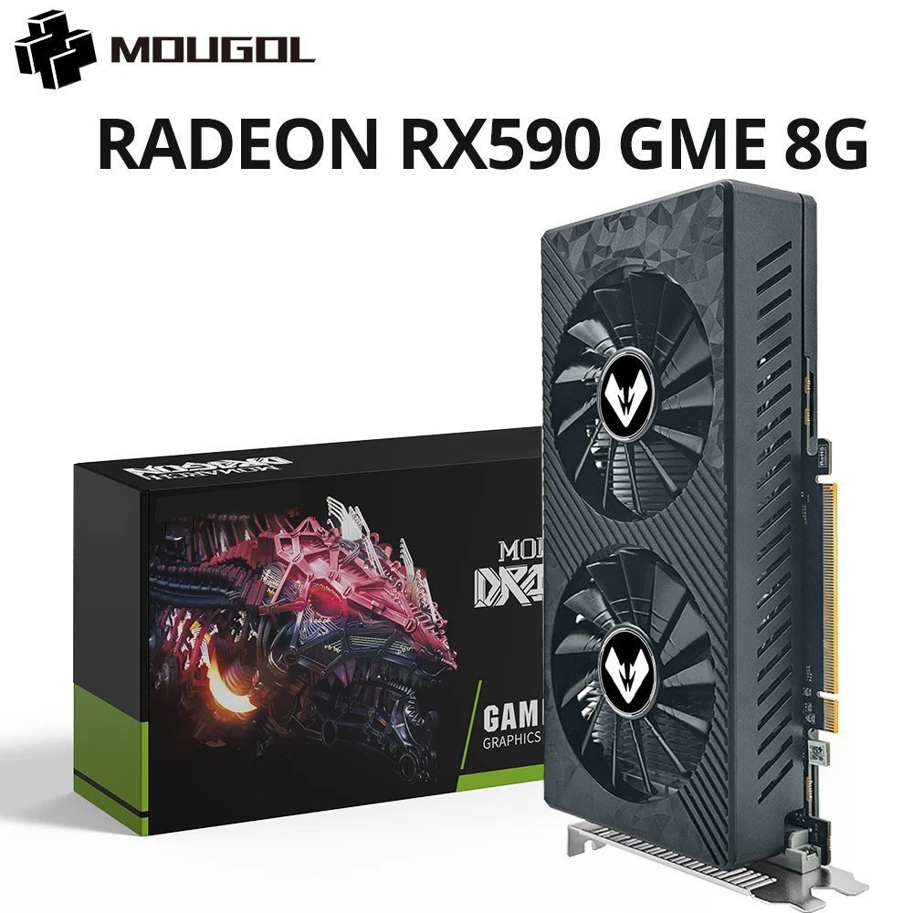 Placa de Vídeo RX 590 8GB MOUGOL 🛒