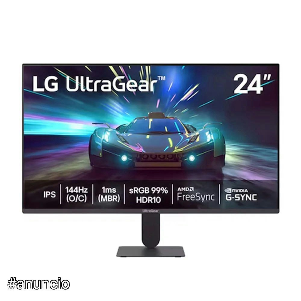 Monitor Gamer LG UltraGear 24" Full HD 144Hz 1ms IPS 🛒