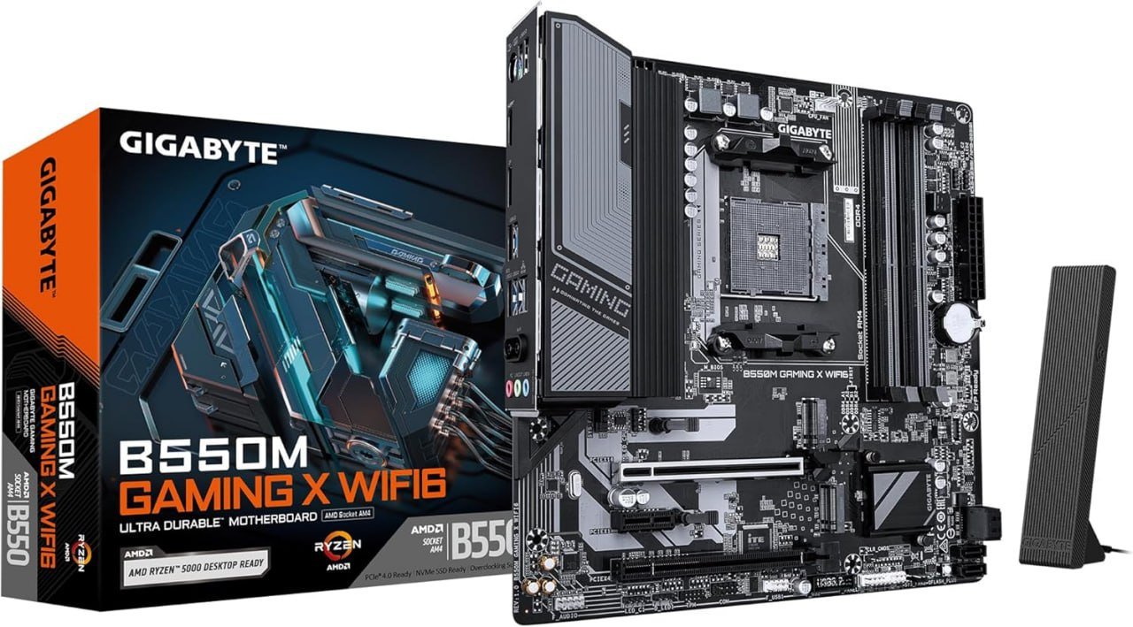 GIGABYTE Placa-mãe B550M Gaming X WIFI6 🛒