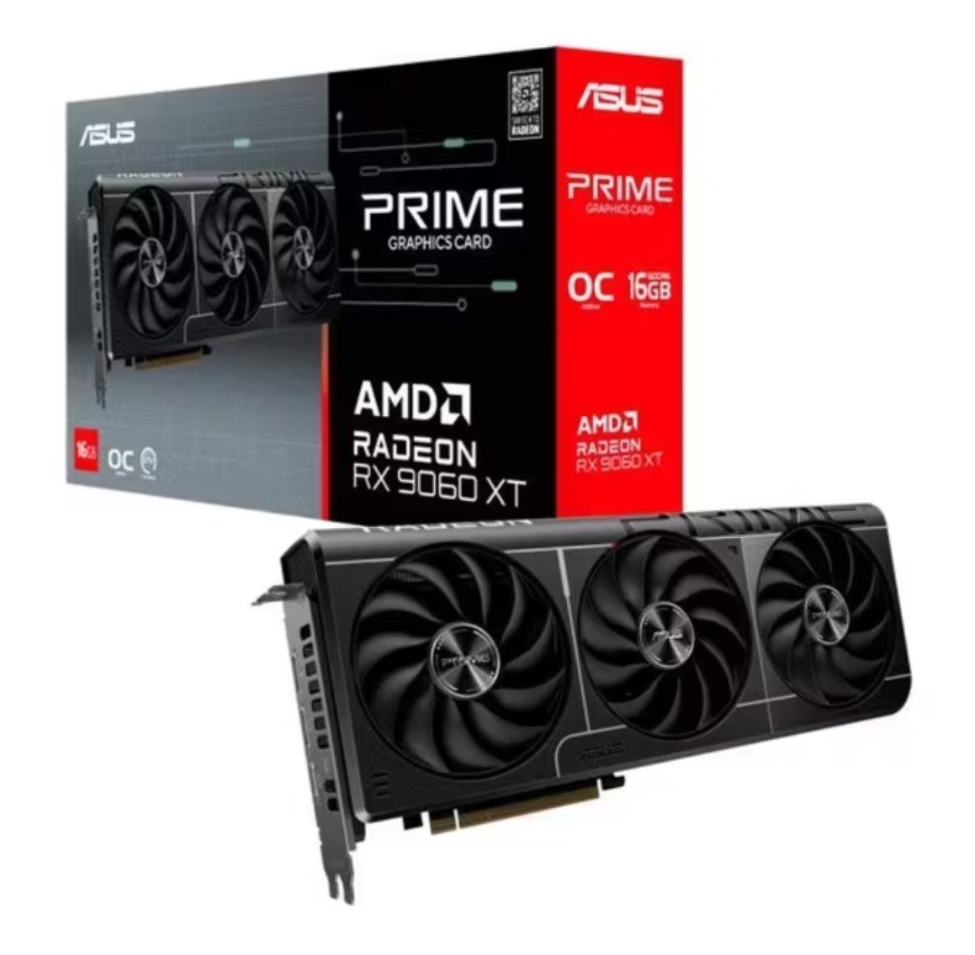 Placa de Video Asus Radeon RX 9060 XT Prime OC Edition 🛒