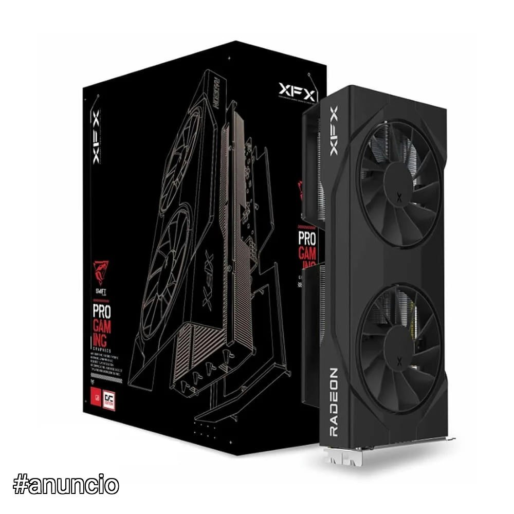 Placa de Vídeo XFX RX 9060 XT OC Gaming AMD Radeon 🛒