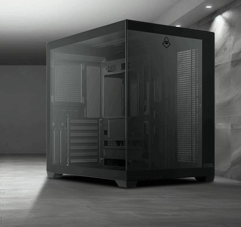 Gabinete Gamer Mancer CV500L PRETO 🛒