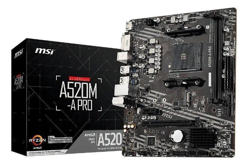 Placa Mãe MSI A520M-A Pro 🛒
