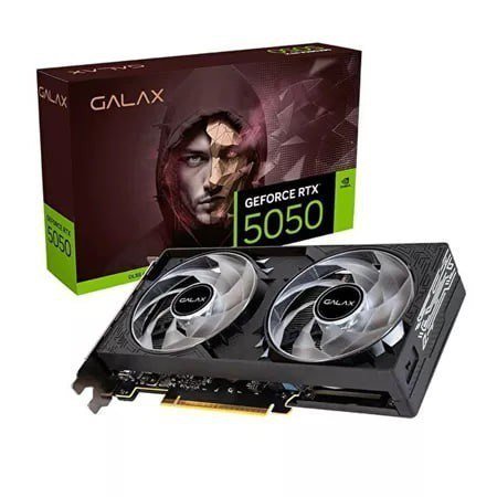 PLACA DE VÍDEO NVIDIA GEFORCE GALAX RTX 5050 8GB 2X OC 🛒