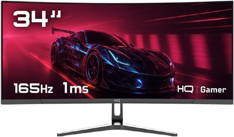 Monitor Gamer 34" Curvo 165Hz UltraWide QHD 🛒