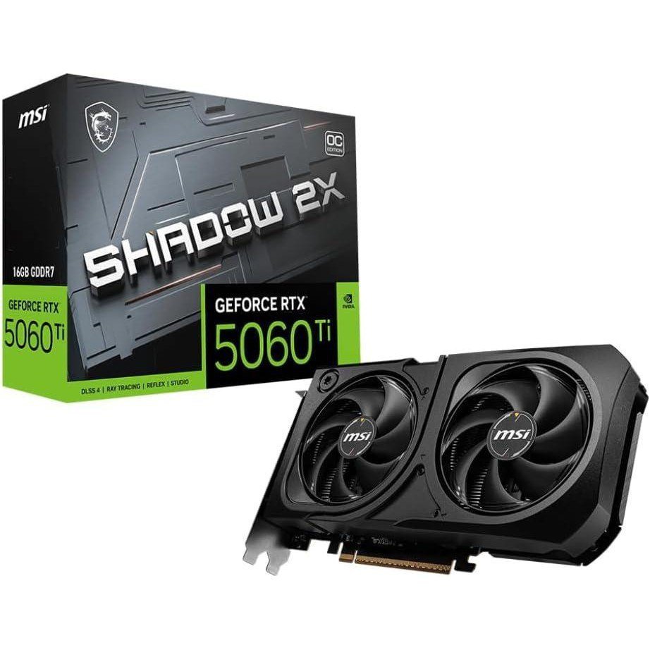 PLACA DE VIDEO RTX 5060 TI 16GB SHADOW 2X 🛒