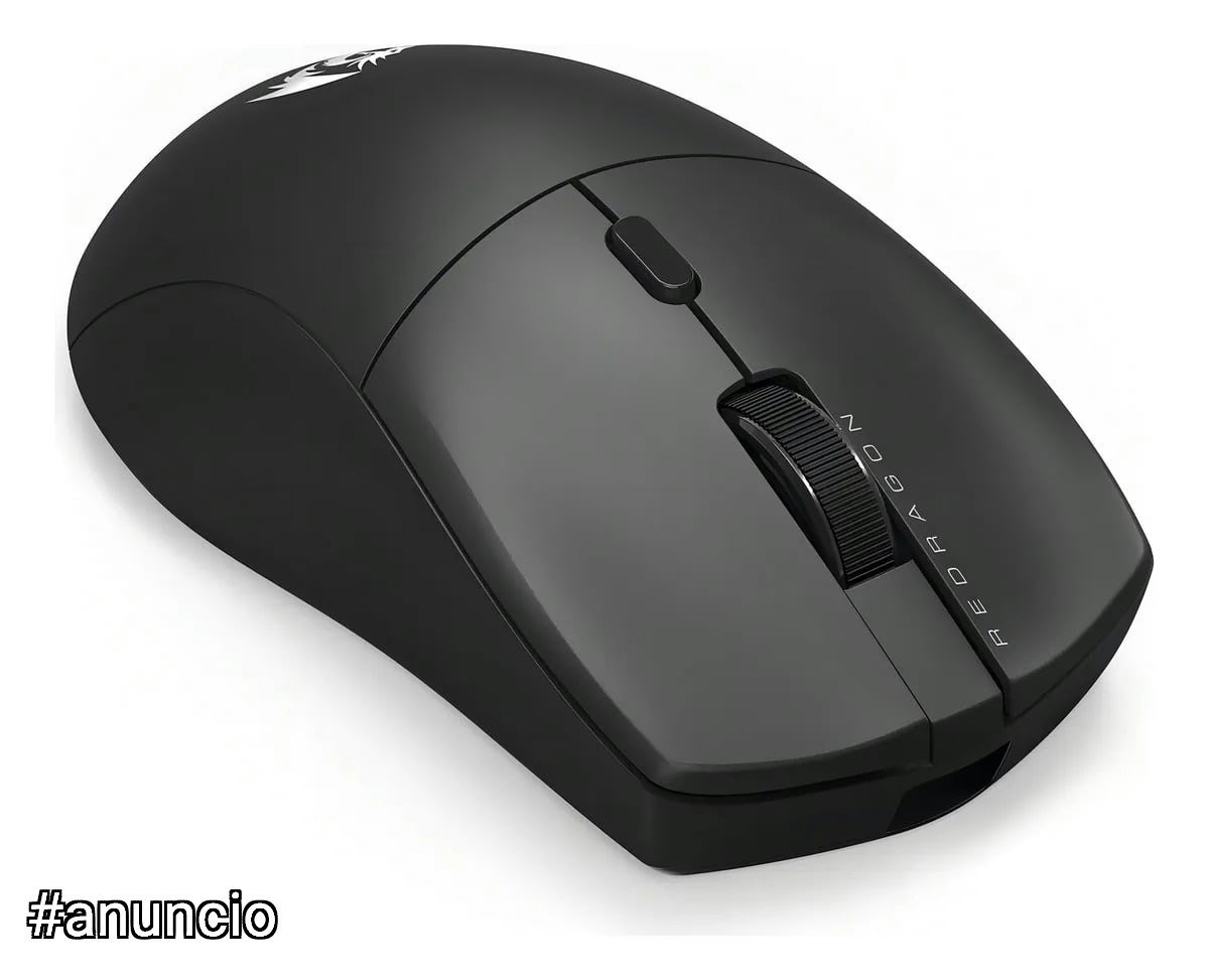 Mouse Redragon Neva Pro Preto Ultraleve 54g 🛒
