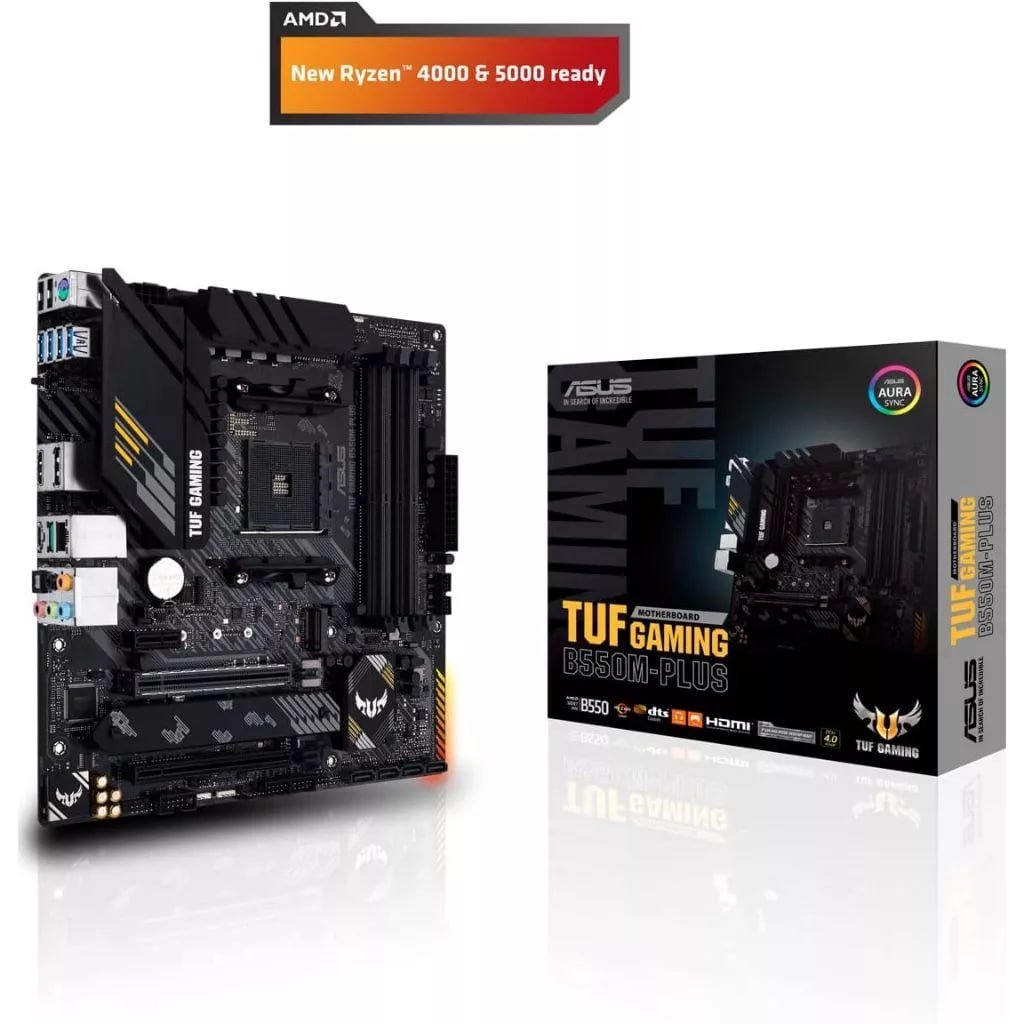 Placa-mãe Asus P/amd Am4 B550m-plus Tuf Gaming 4xddr4 Matx 🛒