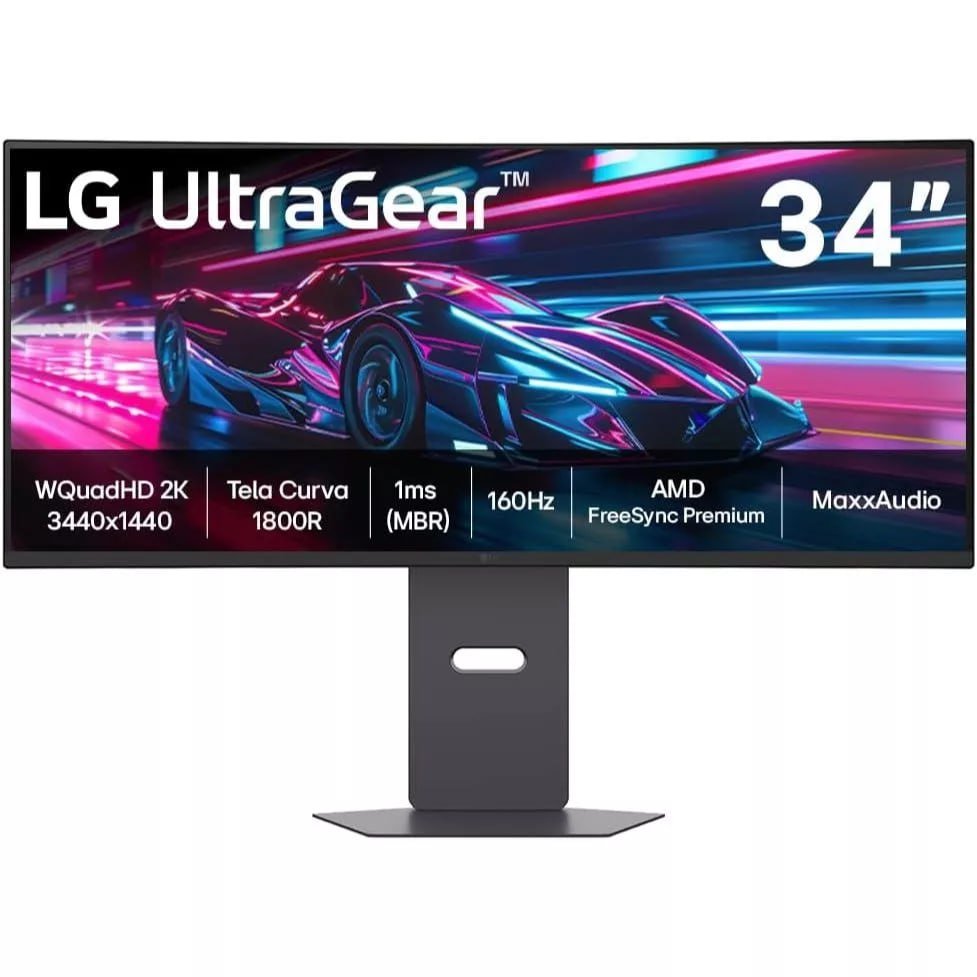 Monitor Gamer LG UltraGear™ Curvo 34G600A-B 34" QuadHD 2K 🛒