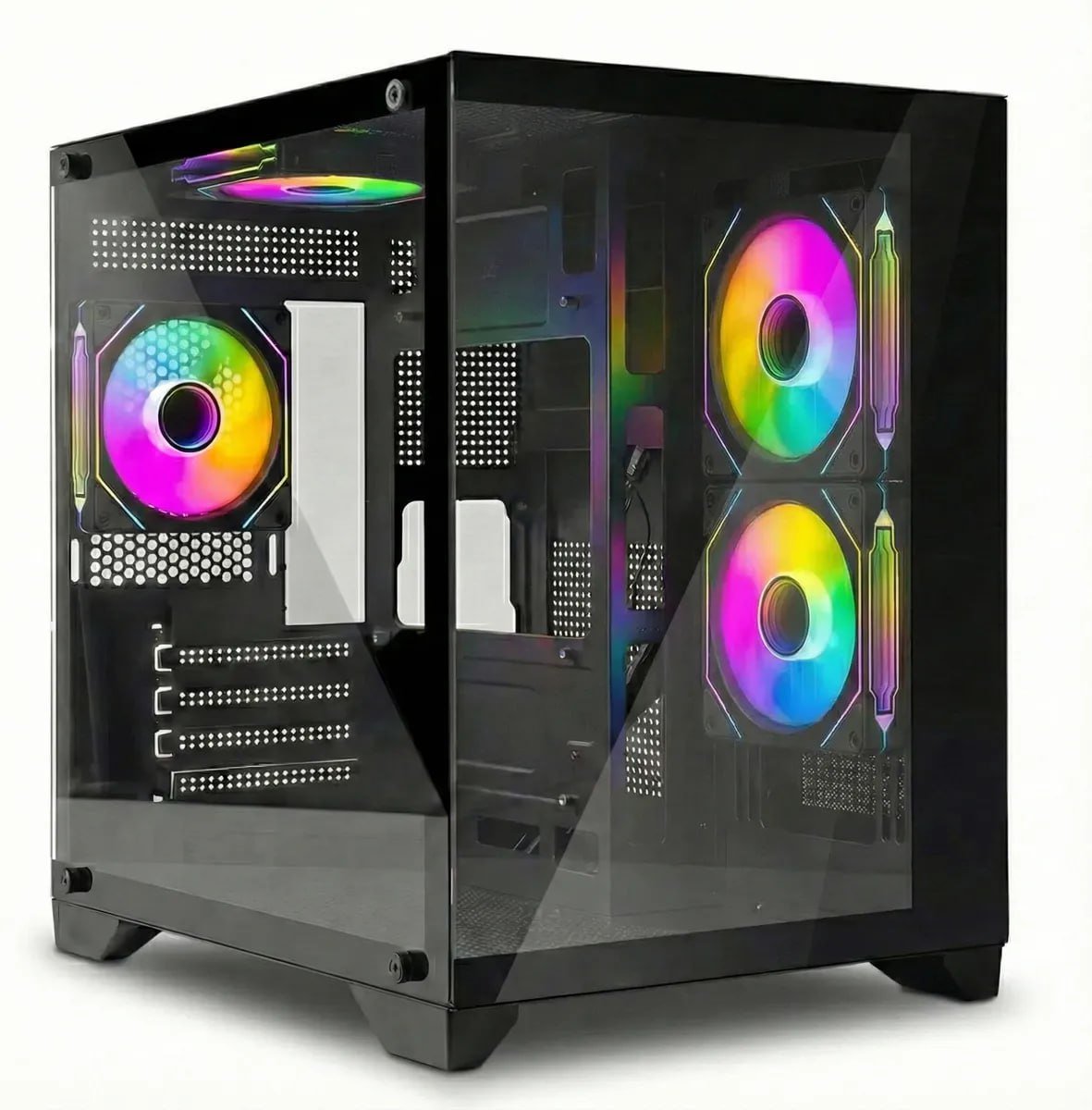 Gabinete Gamer Mrpc Aquario 4 Coolers Led Rgb 🛒