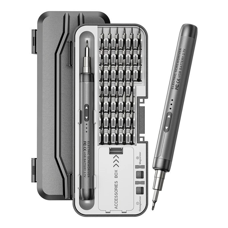 PARAFUSADEIRA ELÉTRICA DE PRECISÃO RECARREGÁVEL 46 EM 1 🛒