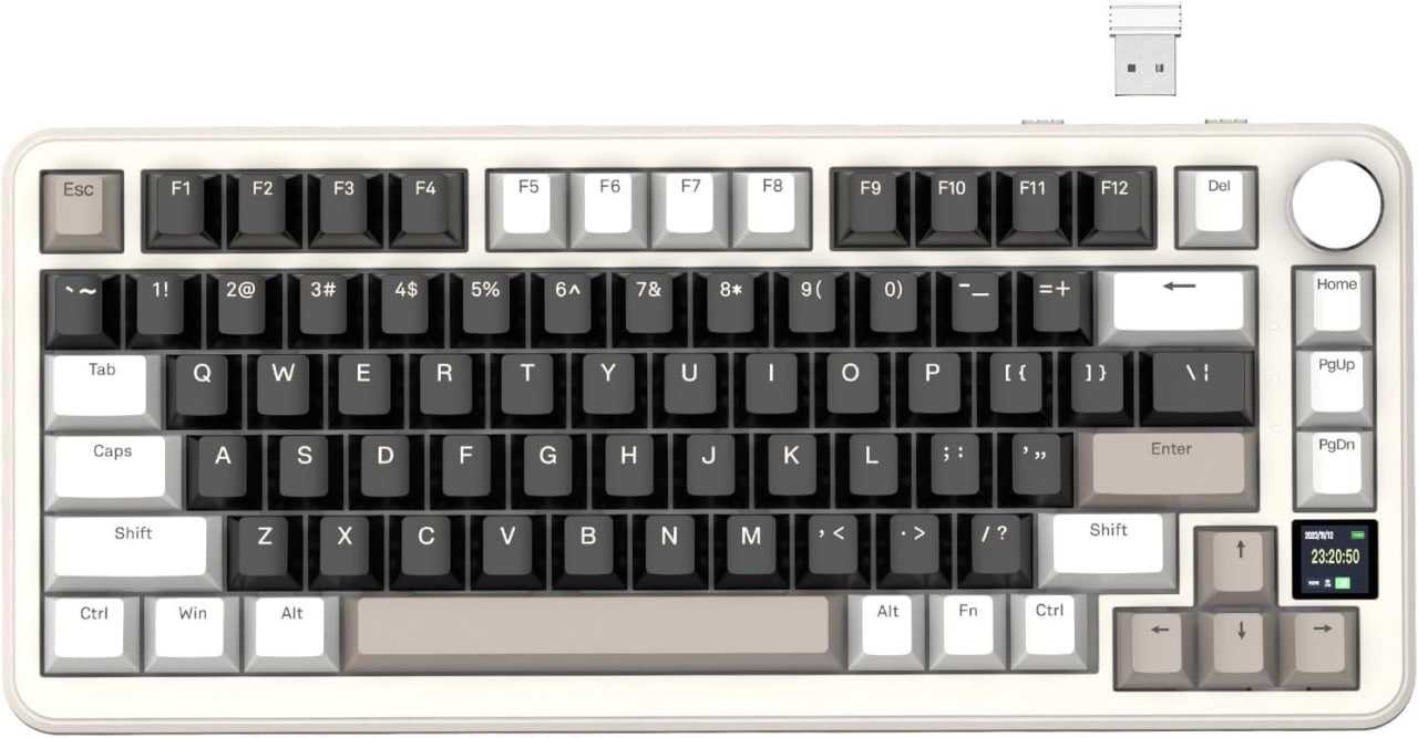 Teclado Mecânico Attack Shark X85 Pro Gamer 75% TFT 🛒