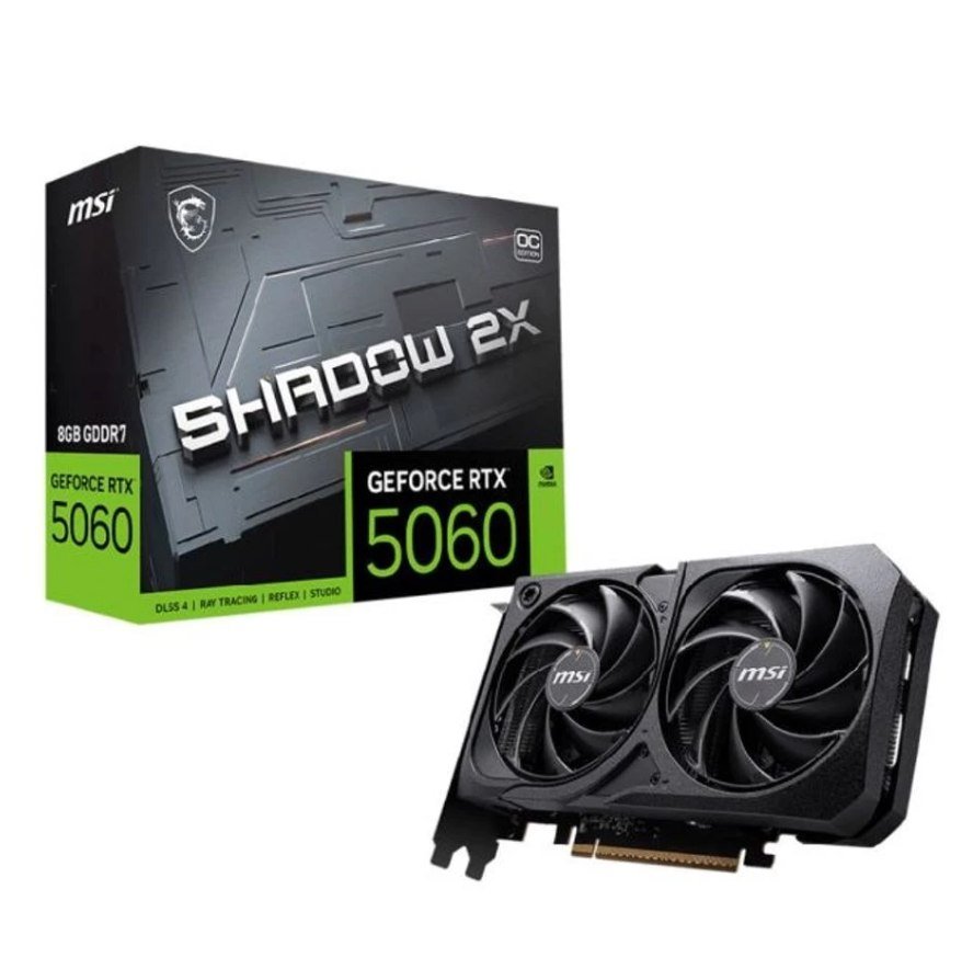 RTX 5060 8GB MSI SHADOW 2X OC GDDR7 128BITS 🛒