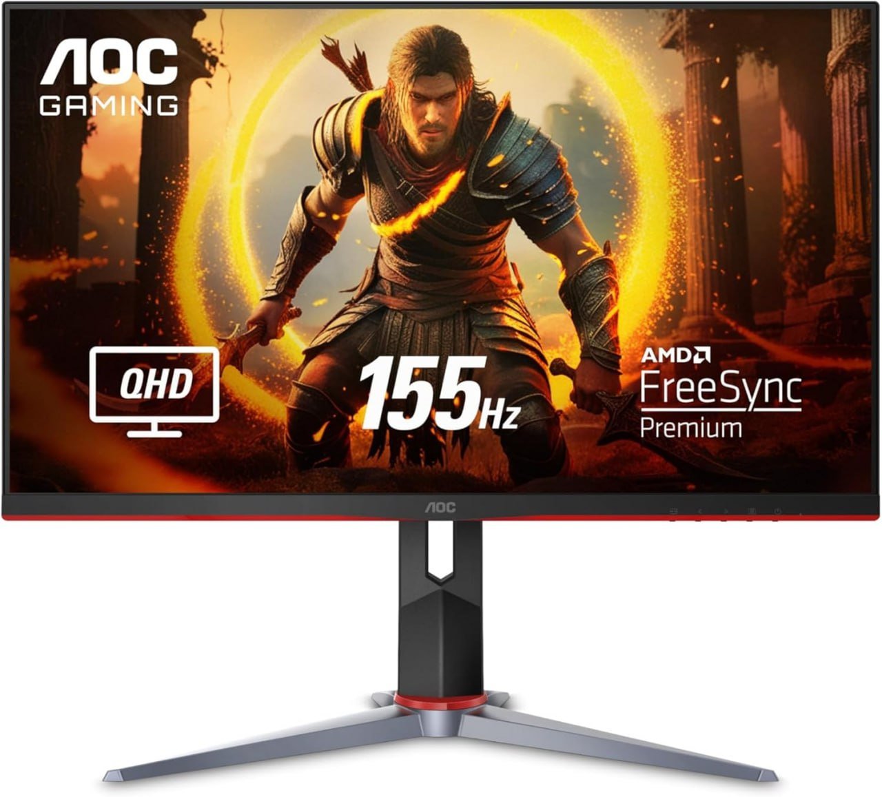 Monitor Gamer AOC HERO QUAD 27" 155Hz QHD 1440p 1ms AMD FreeSync Q27G2 🛒