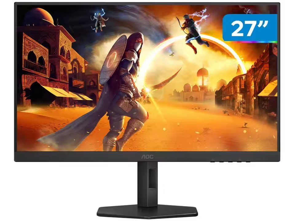 Monitor Gamer AOC 27" Full HD IPS 180Hz 0,5ms, Ajuste de Altura 🛒