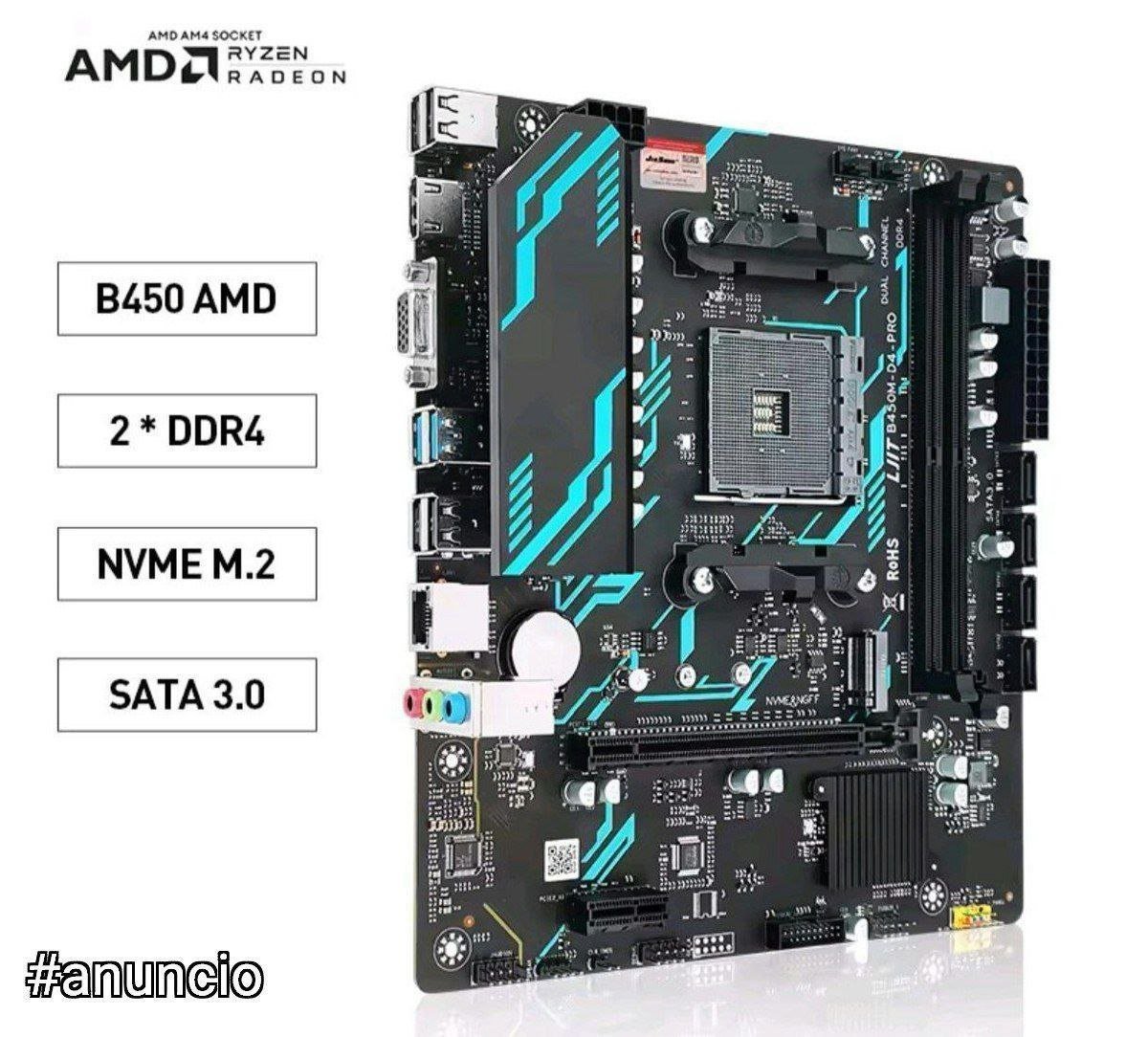 Placa Mãe B450M D4 PRO Jieshuo 🛒