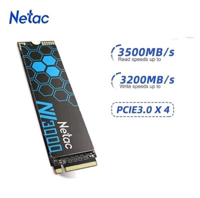 SSD NVME M2 NETAC 500GB NV3000 3500MB/S 🛒
